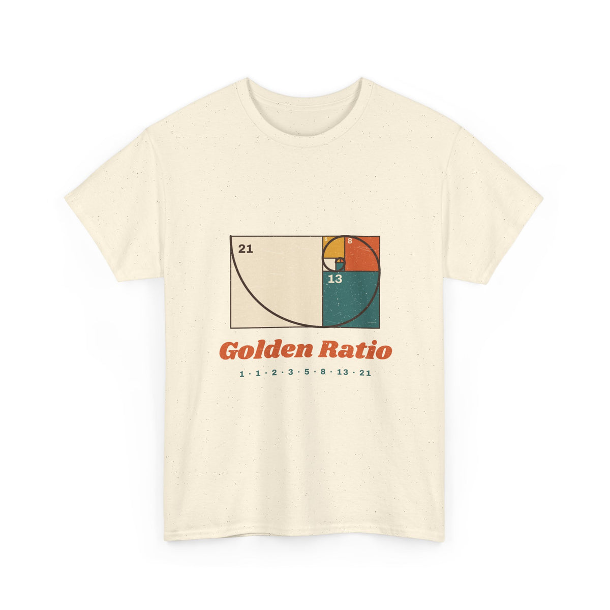 Golden Ratio T-Shirt — Fibonacci Spiral Math Graphic Tee