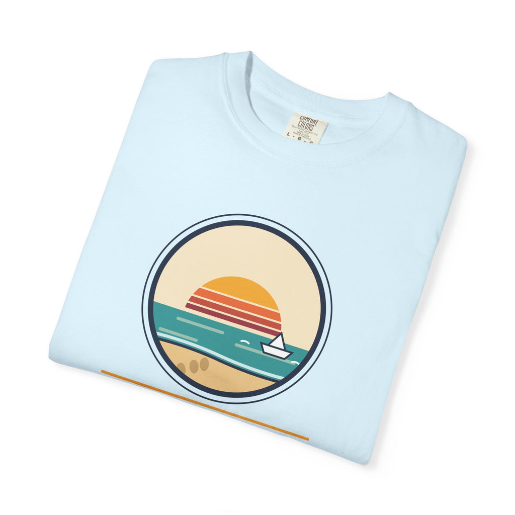 Drift Out With The Tide T-Shirt — Relaxing Beach Sunset Tee