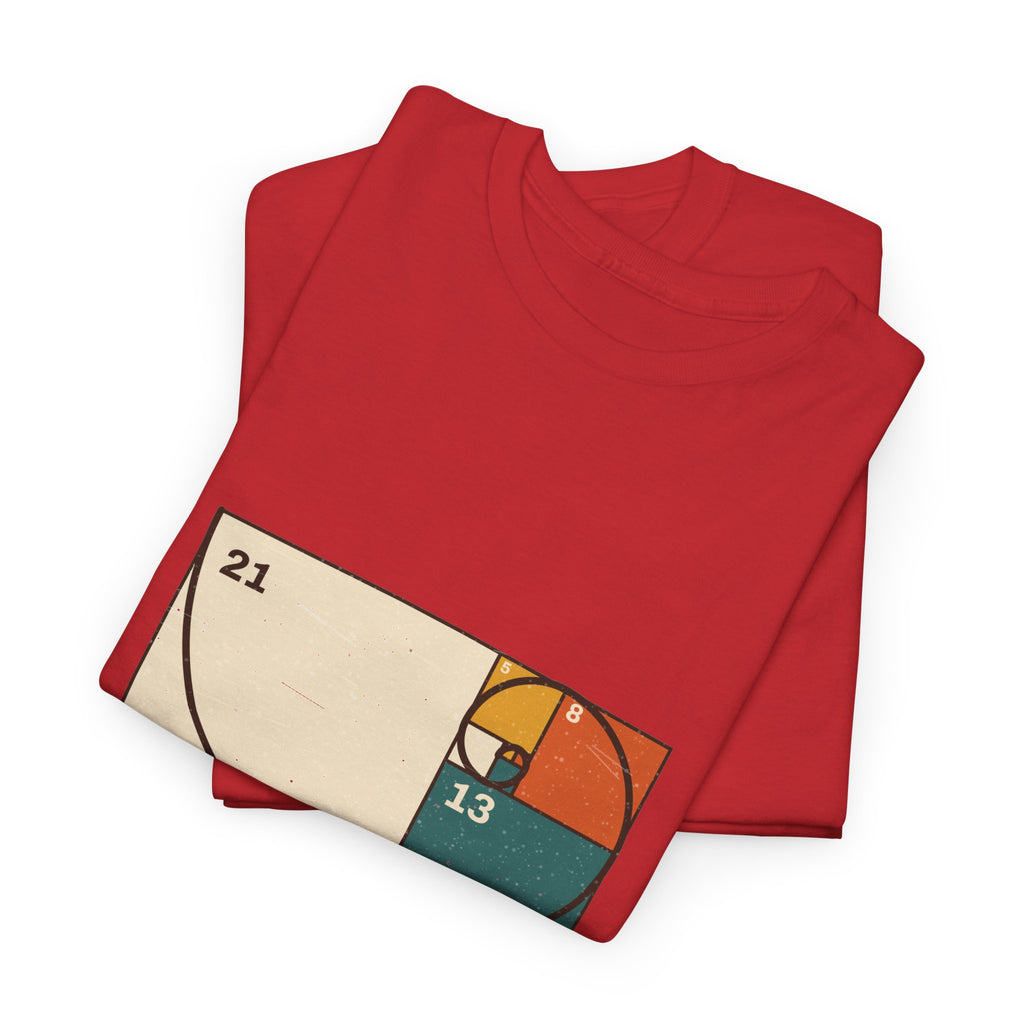 Golden Ratio T-Shirt — Fibonacci Spiral Math Graphic Tee