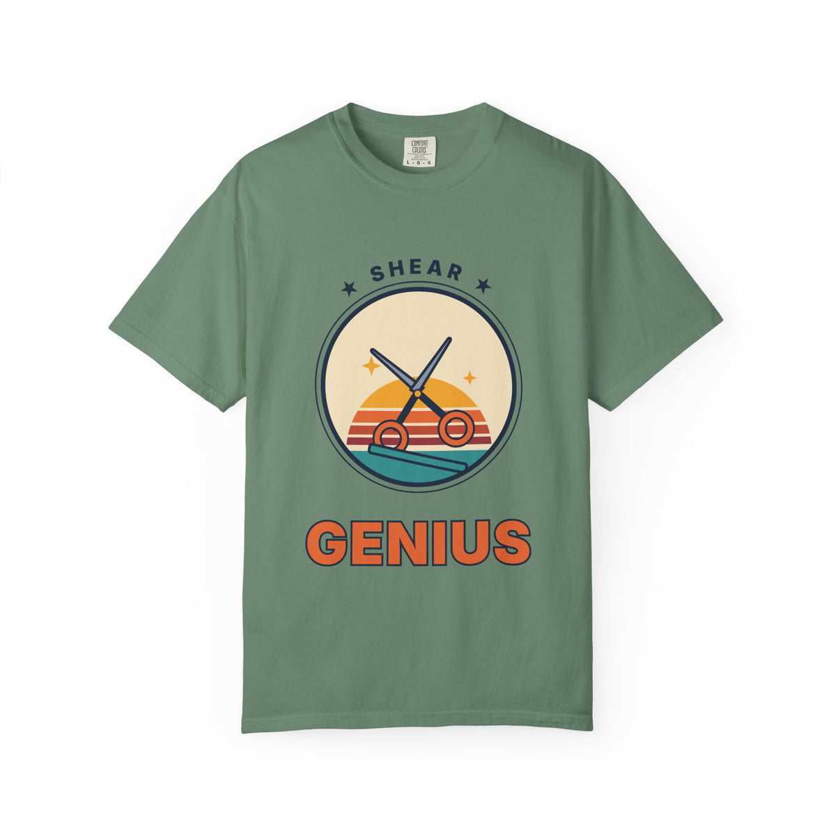 Hair Dressing Retro T-Shirt-Dyed T-shirt