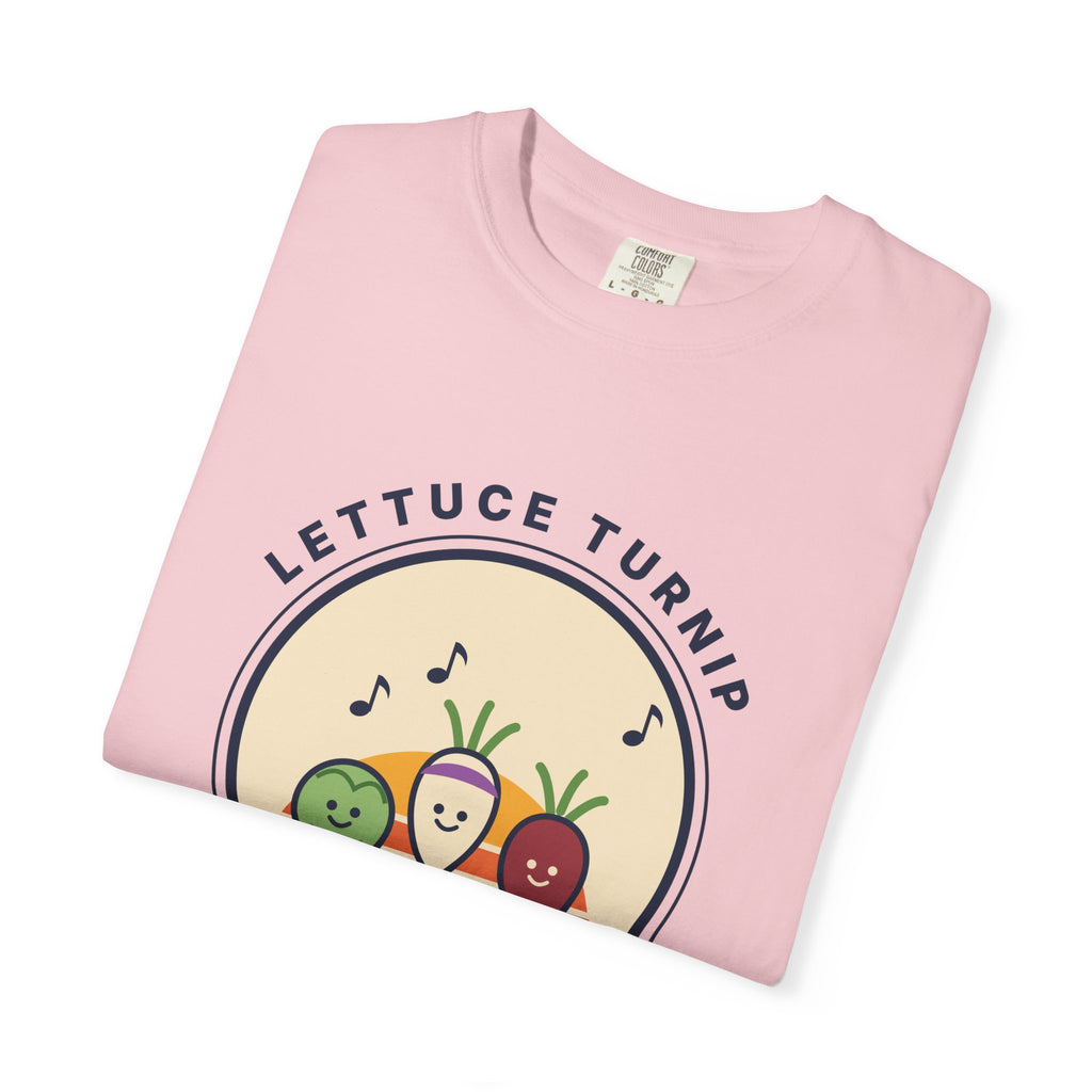 The Beet T-Shirt — Cute Veggie Band Graphic Tee (Lettuce Turnip)
