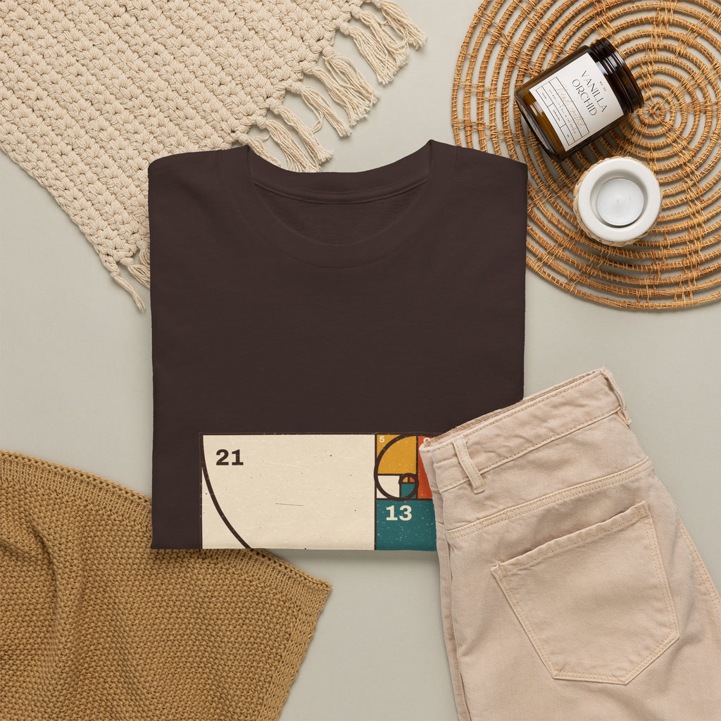 Golden Ratio T-Shirt — Fibonacci Spiral Math Graphic Tee
