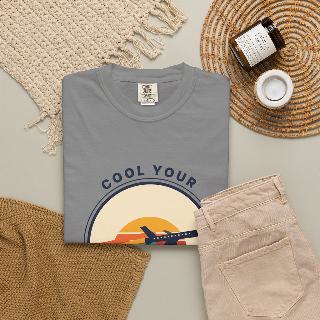 Cool Your Jets Vintage Airplane T-Shirt