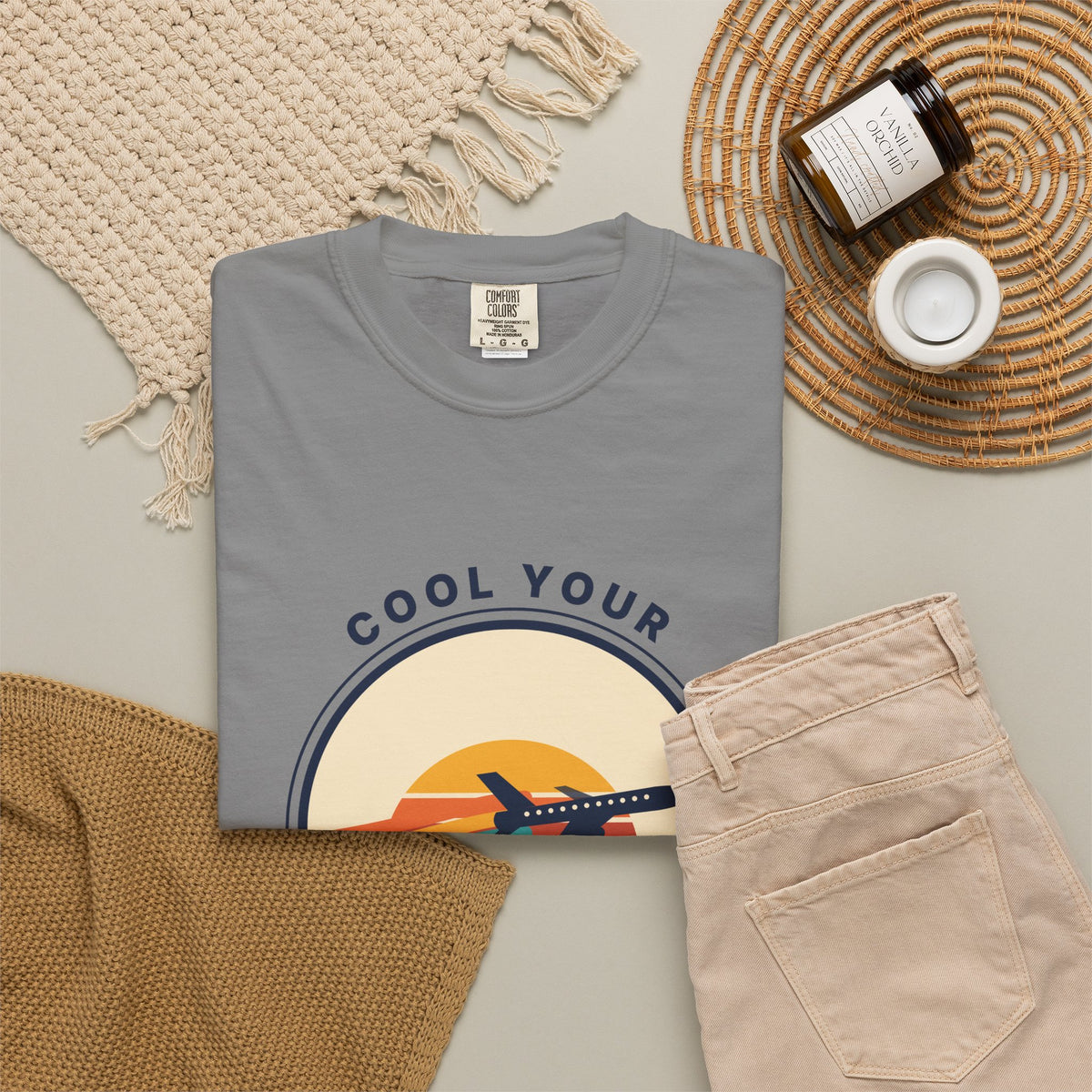 Cool Your Jets Vintage Airplane T-Shirt