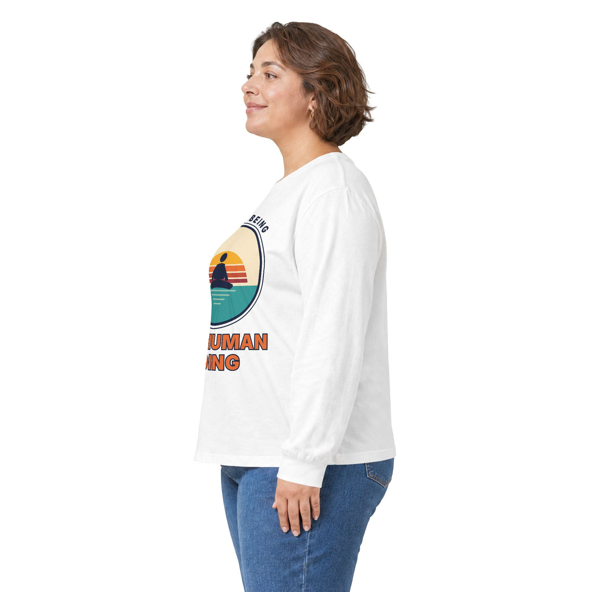 Human Being Not Human Doing Long Sleeve Tee