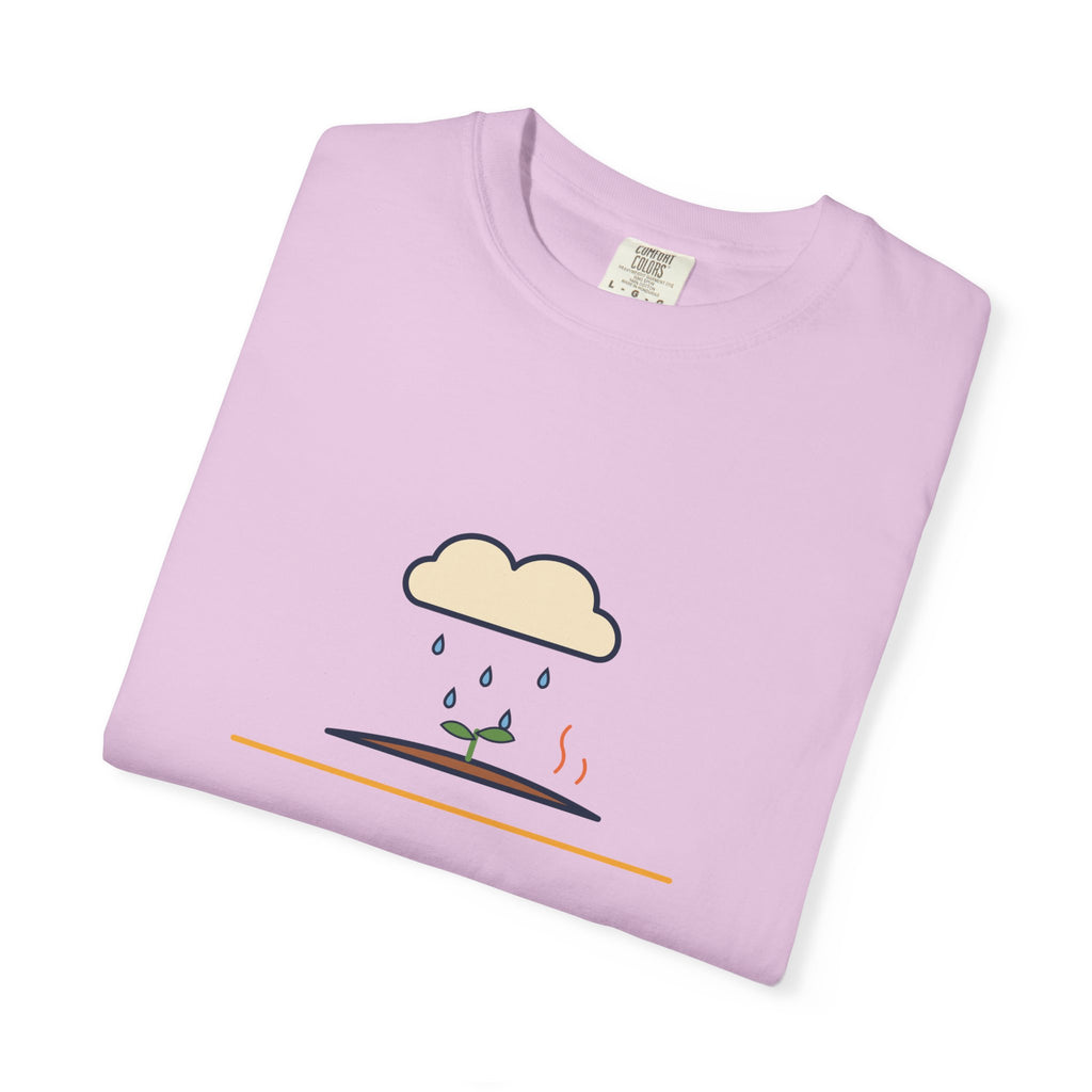 Petrichor Graphic T-Shirt — 'Petrichor: the smell of rain on dry earth' Retro Rain Design