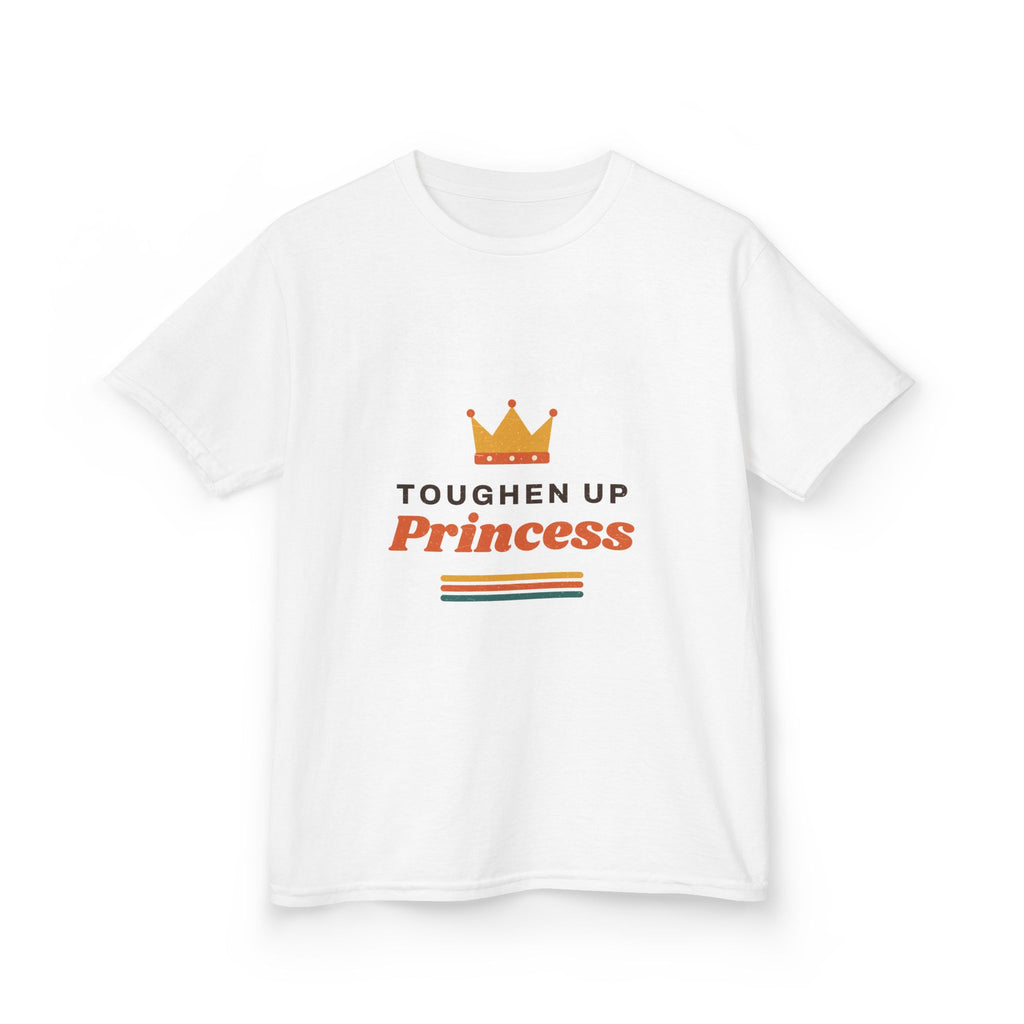 Kids T-Shirt — "Toughen Up Princess" Crown Graphic