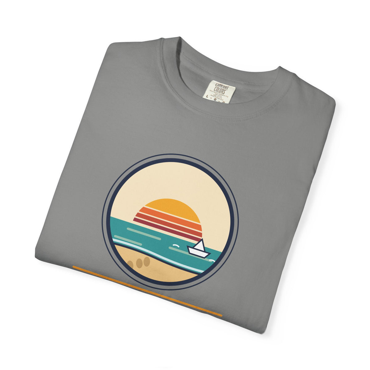 Drift Out With The Tide T-Shirt — Relaxing Beach Sunset Tee