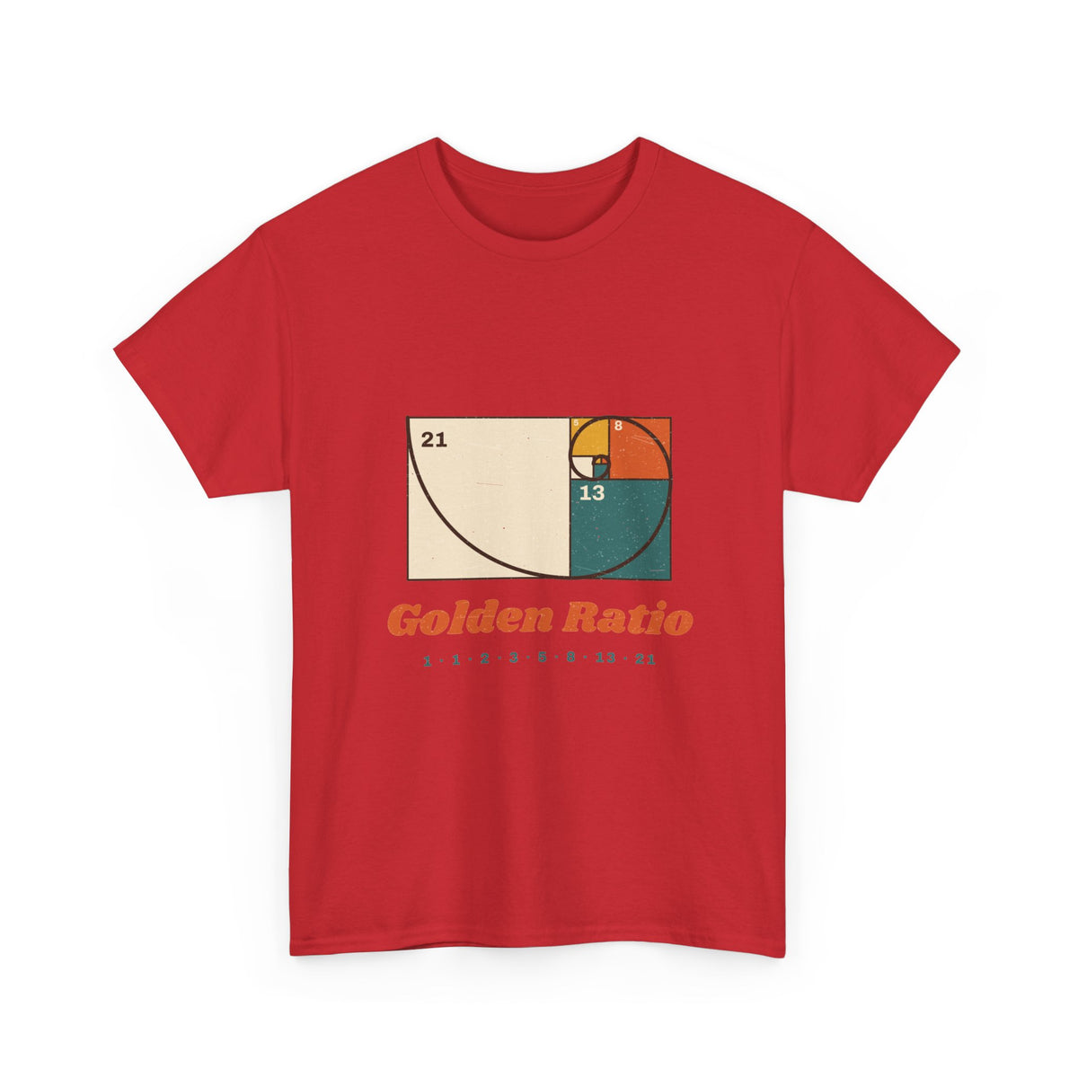 Golden Ratio T-Shirt — Fibonacci Spiral Math Graphic Tee