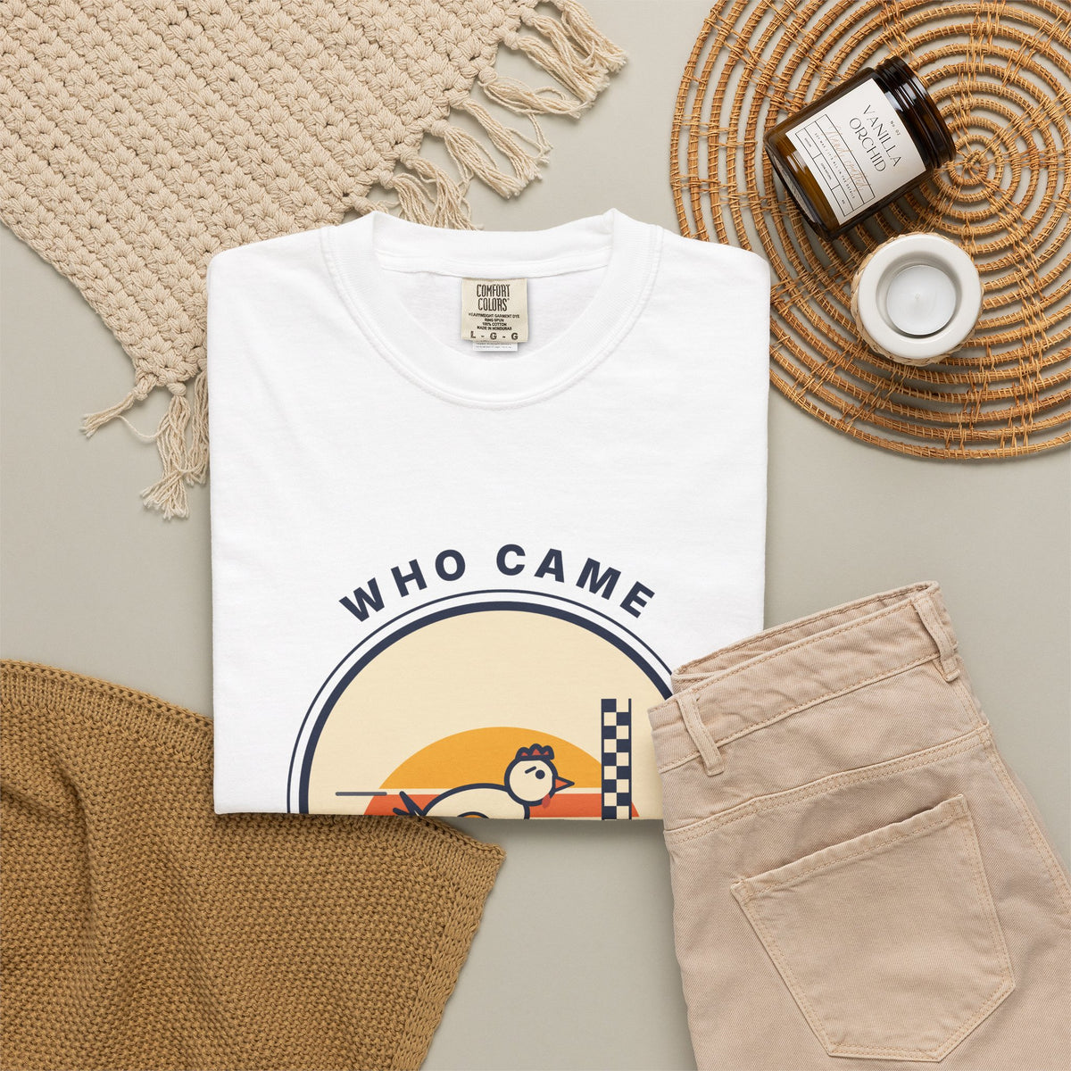 Who Came First? Funny Retro Racing T-Shirt