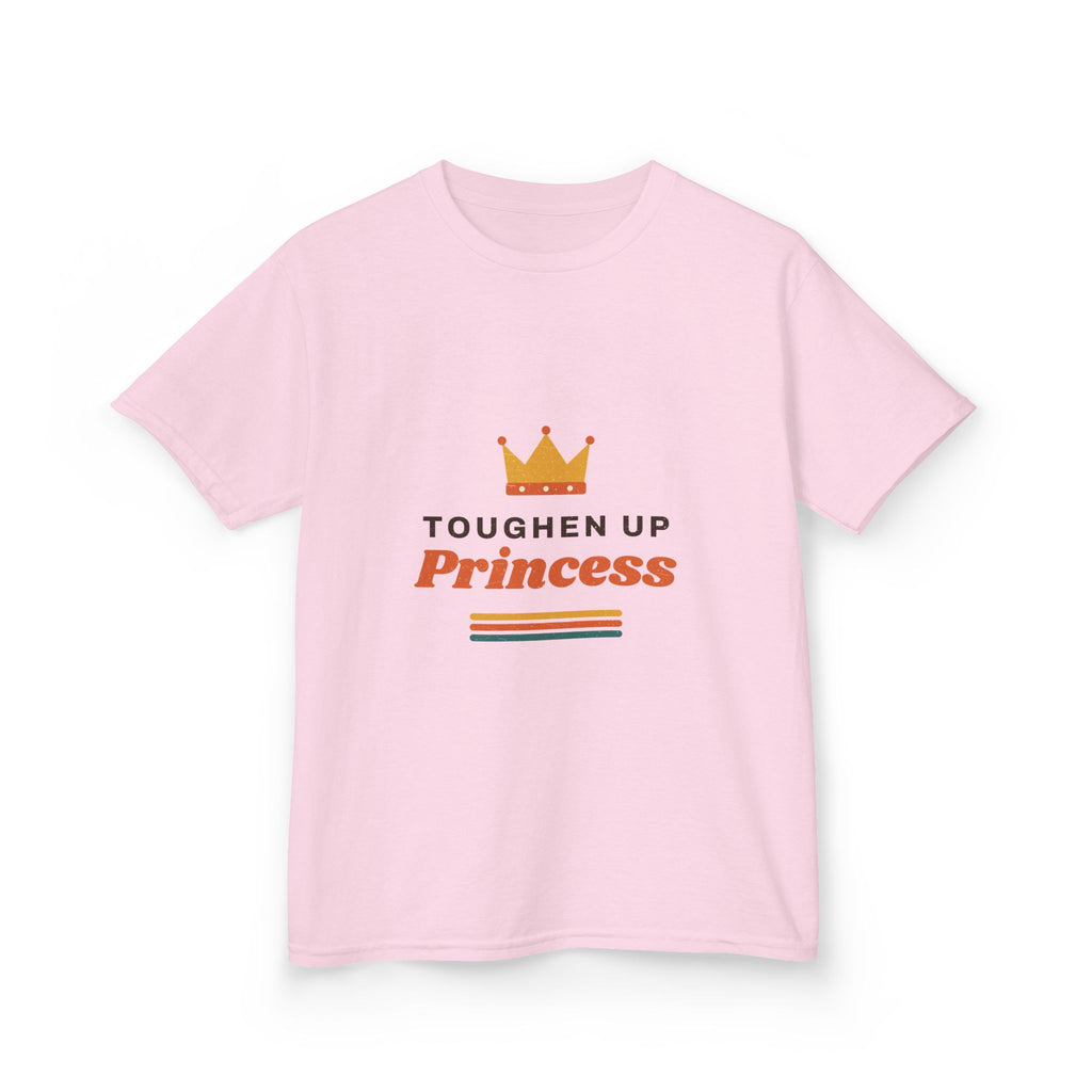 Kids T-Shirt — "Toughen Up Princess" Crown Graphic