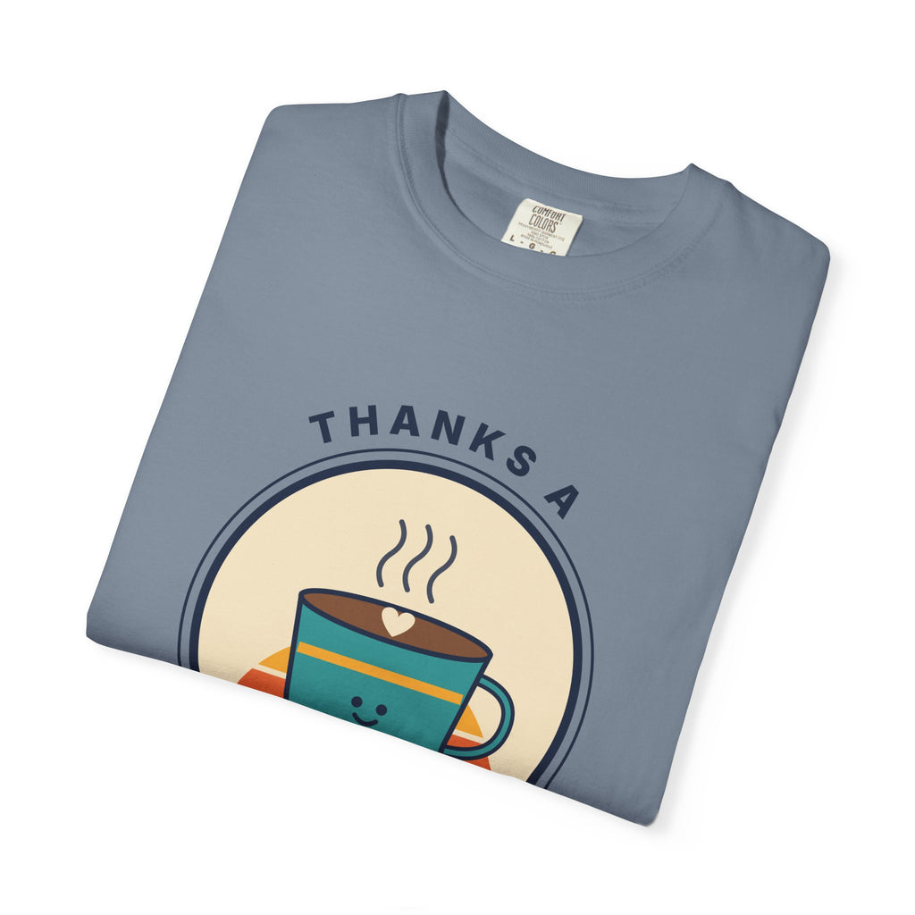 Thanks a Latte Coffee Lover Graphic T-Shirt