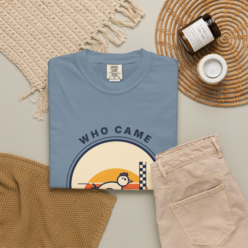 Who Came First? Funny Retro Racing T-Shirt
