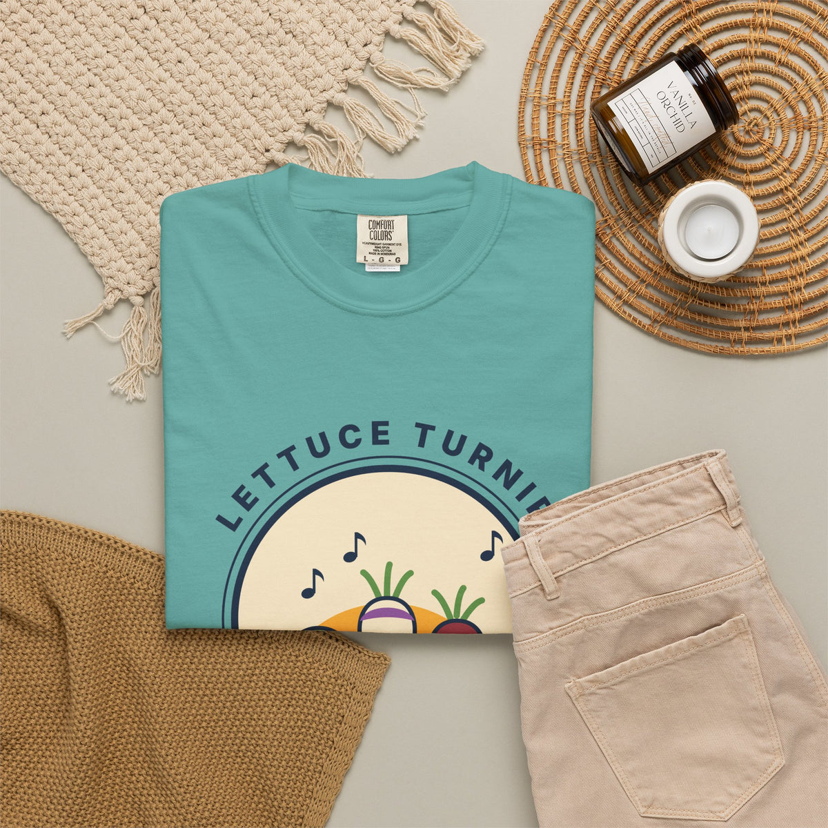 The Beet T-Shirt — Cute Veggie Band Graphic Tee (Lettuce Turnip)