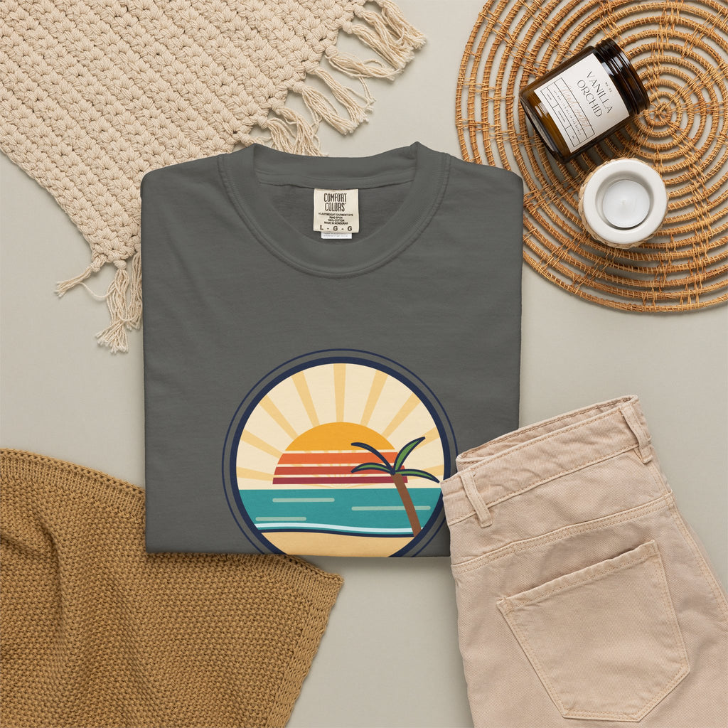 Rise Anyway T‑Shirt — Retro Sunrise Motivational Tee