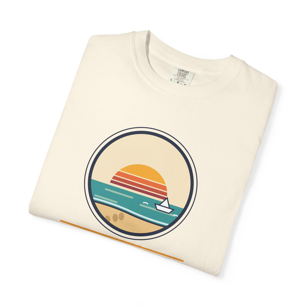 Drift Out With The Tide T-Shirt — Relaxing Beach Sunset Tee