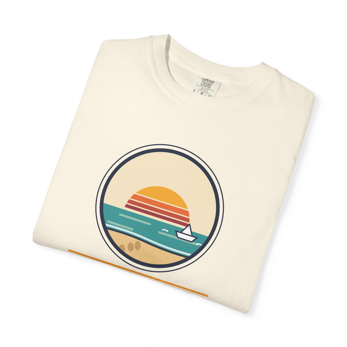 Drift Out With The Tide T-Shirt — Relaxing Beach Sunset Tee
