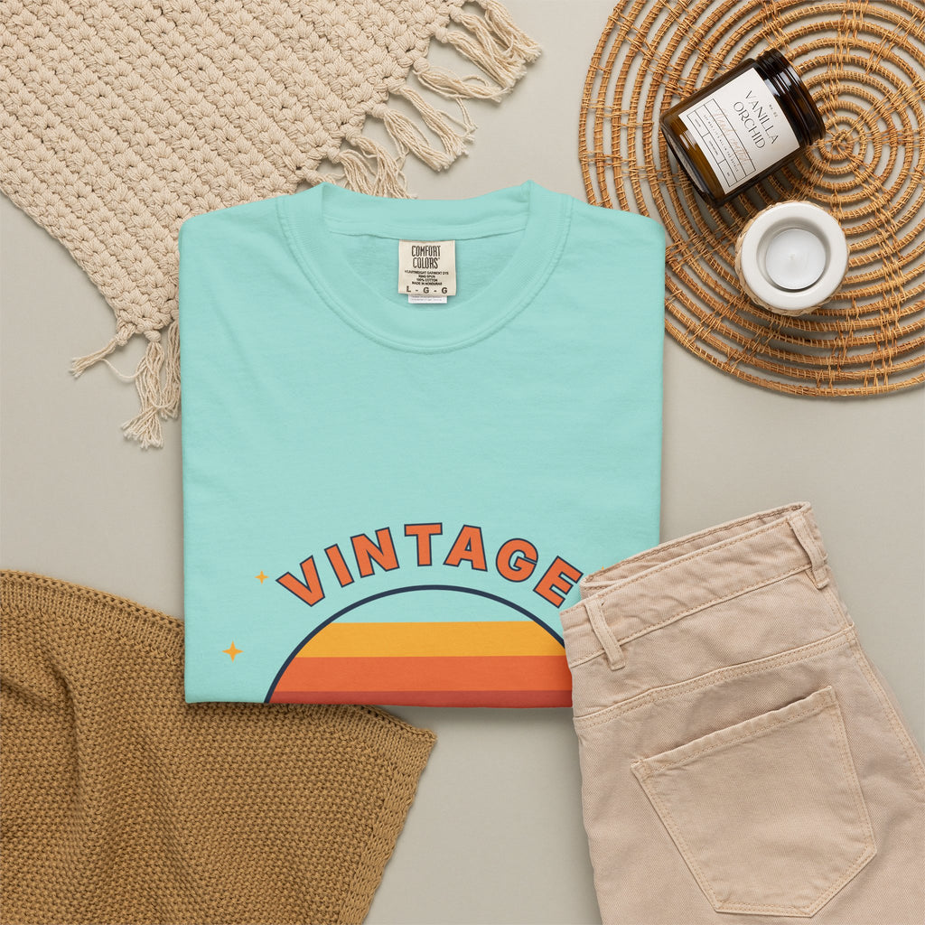 Vintage Vibes T-Shirt — Retro Sunset Graphic Tee