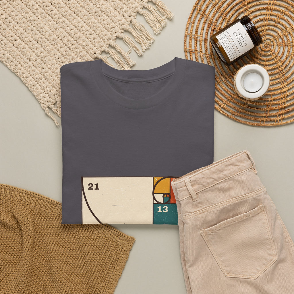 Golden Ratio T-Shirt — Fibonacci Spiral Math Graphic Tee