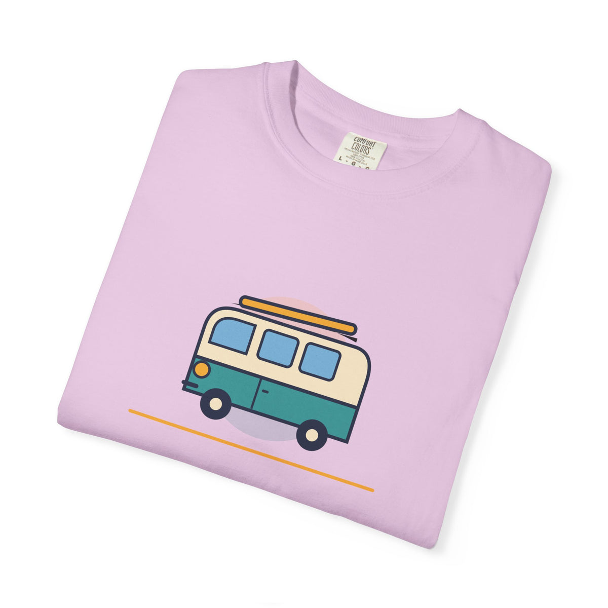 Happy Camper T-Shirt — Retro Campervan Graphic Tee for RV & Camping Lovers