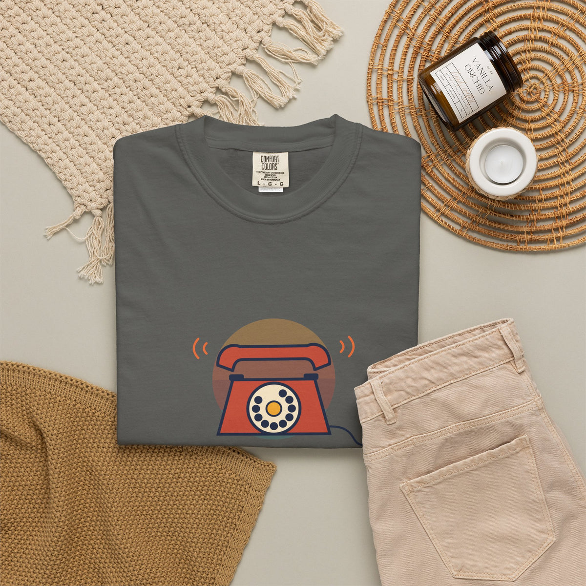 Call Me Old Fashioned T-Shirt — Retro Phone Vintage Humor Tee