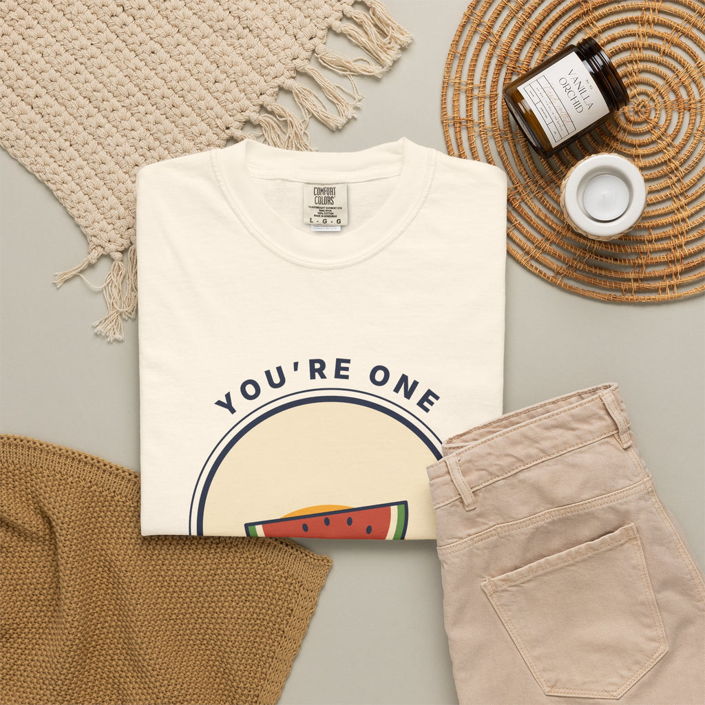 You're One In a Melon T-Shirt — Cute Watermelon Pun Graphic Tee