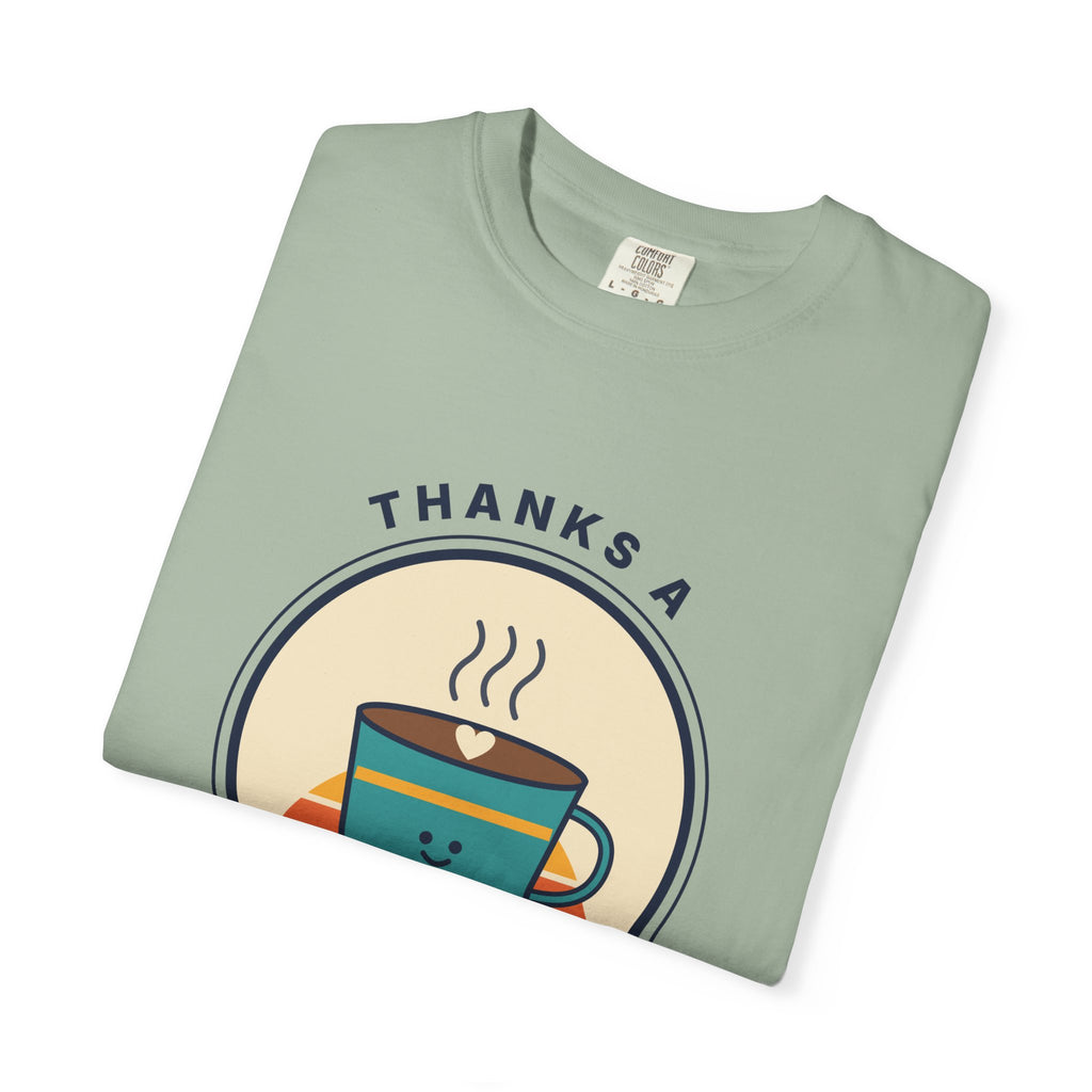 Thanks a Latte Coffee Lover Graphic T-Shirt