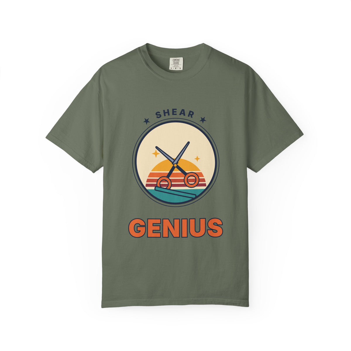 Hair Dressing Retro T-Shirt-Dyed T-shirt