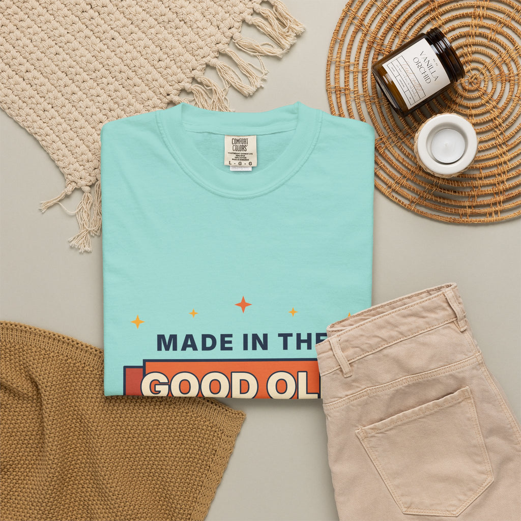 Made in the Good Old Days Vintage Tee — Retro Nostalgia Graphic T-Shirt