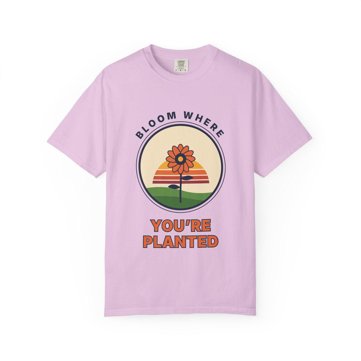 Bloom Where You're Planted T-Shirt — Retro Floral Graphic Tee