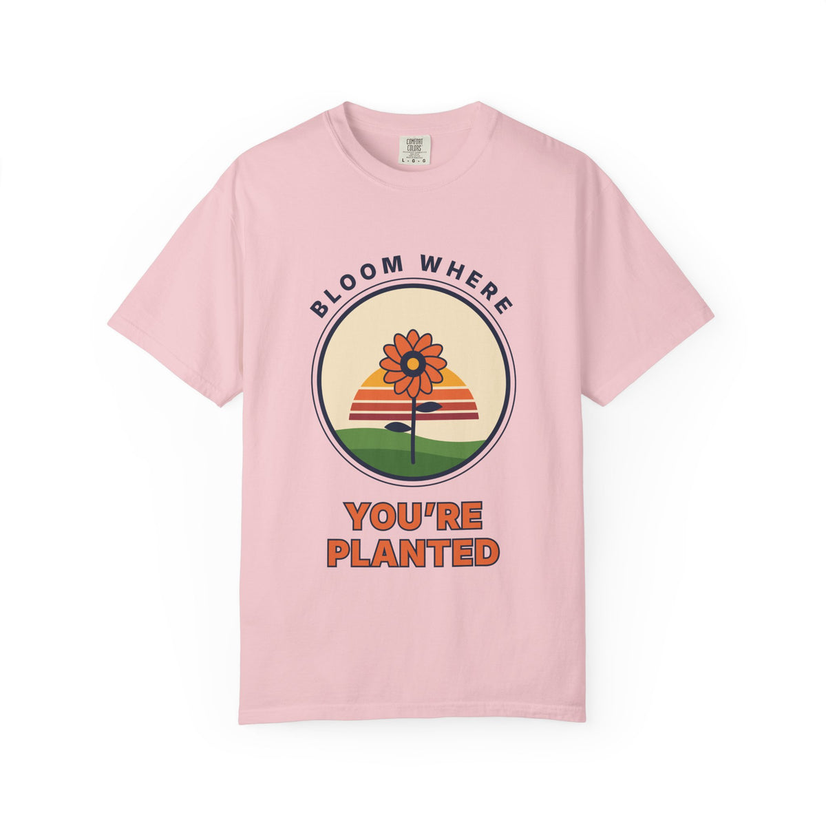 Bloom Where You're Planted T-Shirt — Retro Floral Graphic Tee