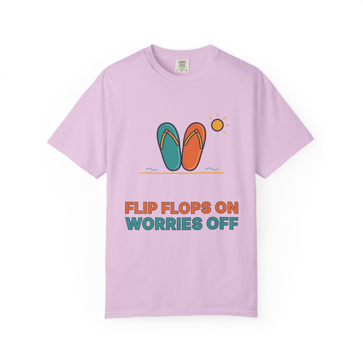 Flip Flops On Worries Off T-Shirt