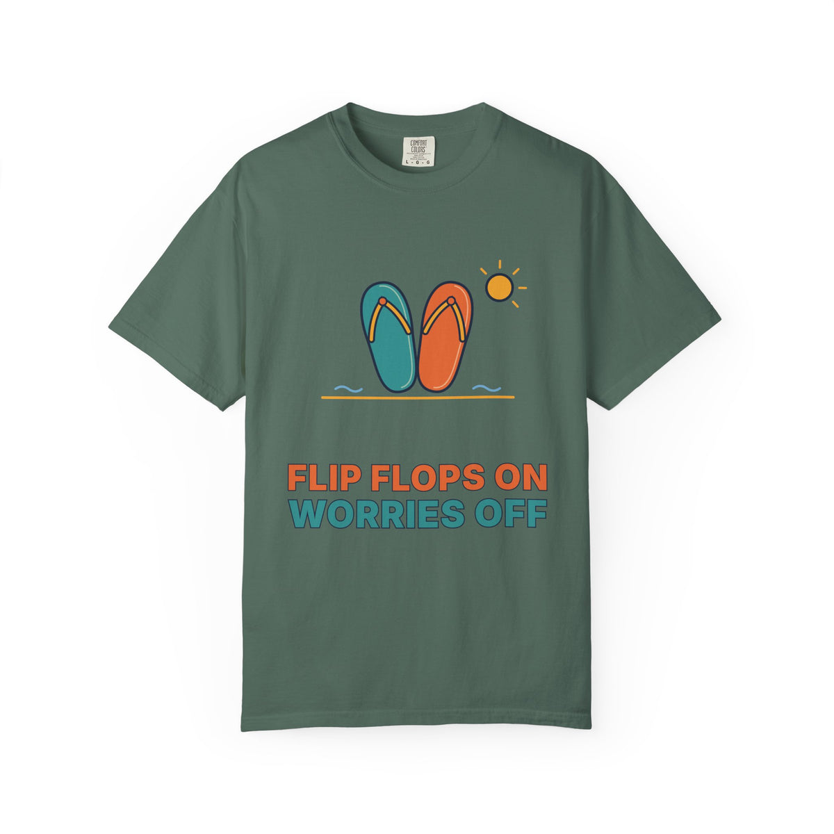 Flip Flops On Worries Off T-Shirt
