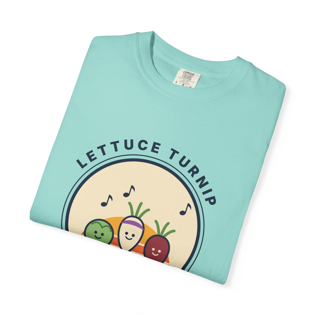 The Beet T-Shirt — Cute Veggie Band Graphic Tee (Lettuce Turnip)