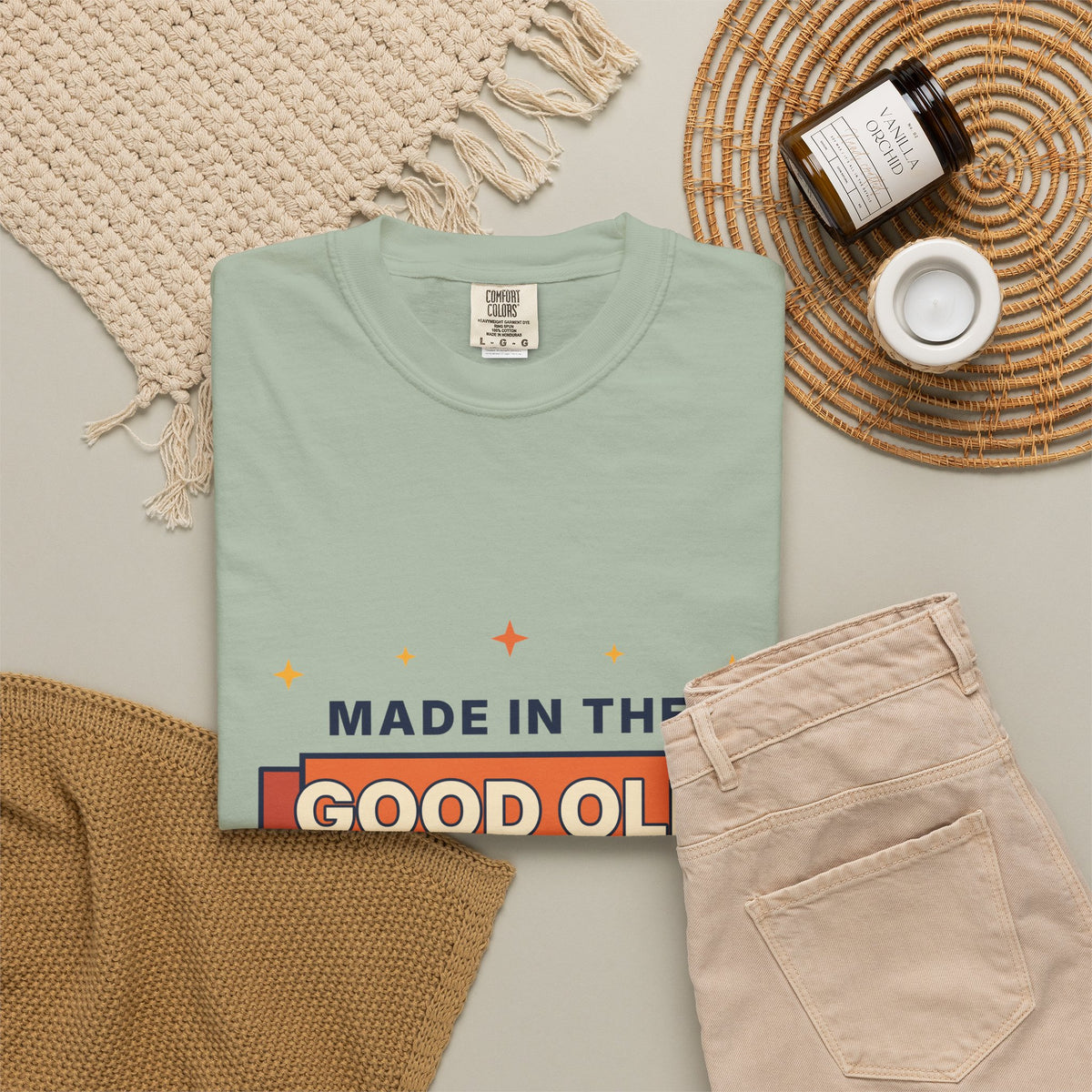 Made in the Good Old Days Vintage Tee — Retro Nostalgia Graphic T-Shirt