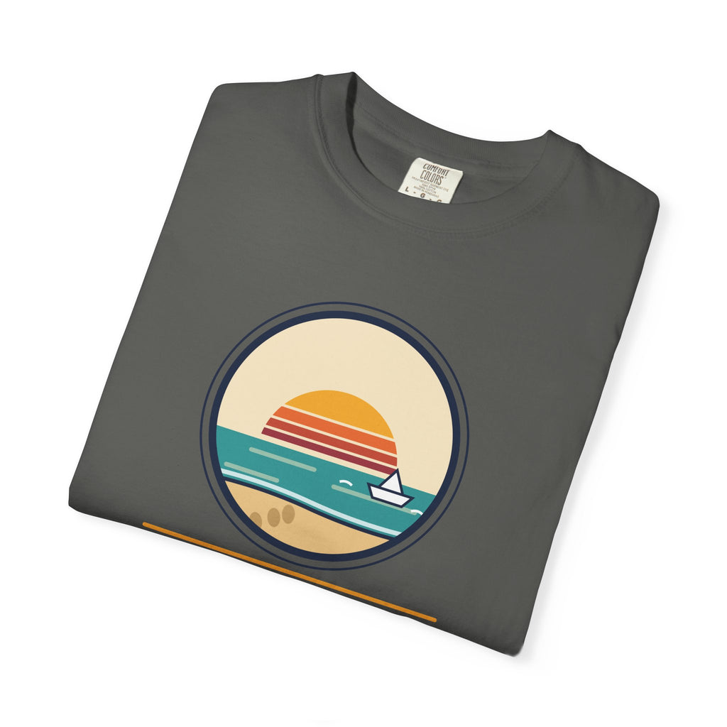 Drift Out With The Tide T-Shirt — Relaxing Beach Sunset Tee