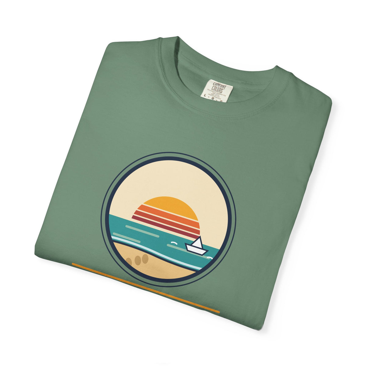 Drift Out With The Tide T-Shirt — Relaxing Beach Sunset Tee