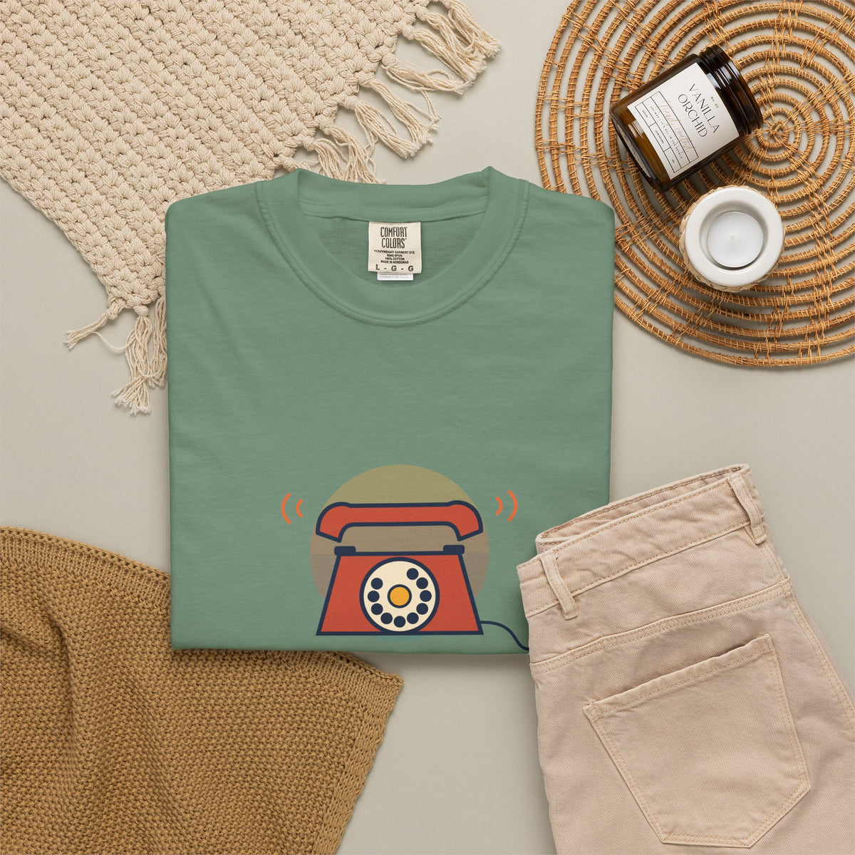 Call Me Old Fashioned T-Shirt — Retro Phone Vintage Humor Tee
