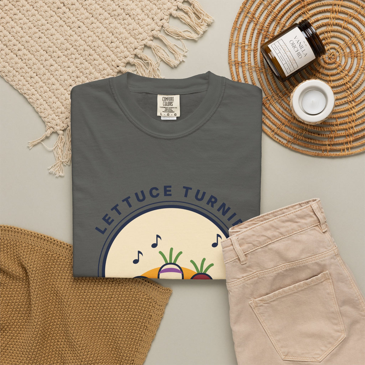 The Beet T-Shirt — Cute Veggie Band Graphic Tee (Lettuce Turnip)