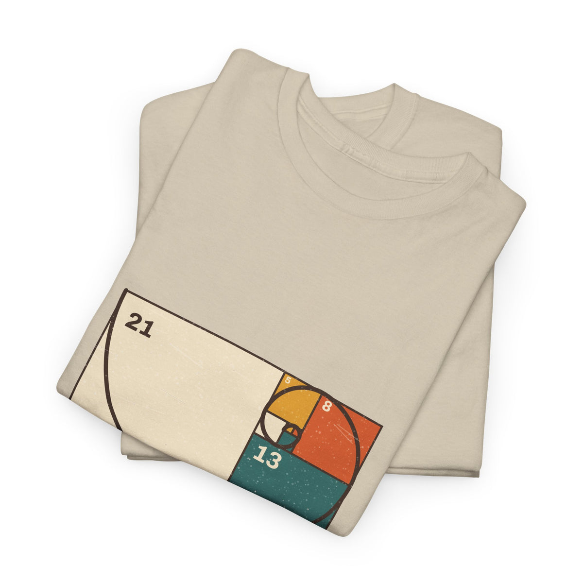 Golden Ratio T-Shirt — Fibonacci Spiral Math Graphic Tee