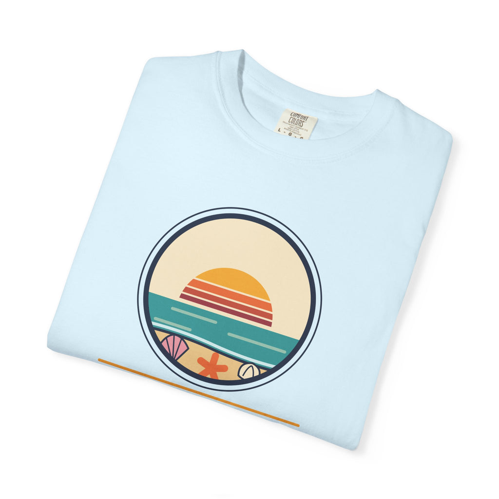Collect Moments Not Things T-Shirt — Retro Sunset Travel Tee