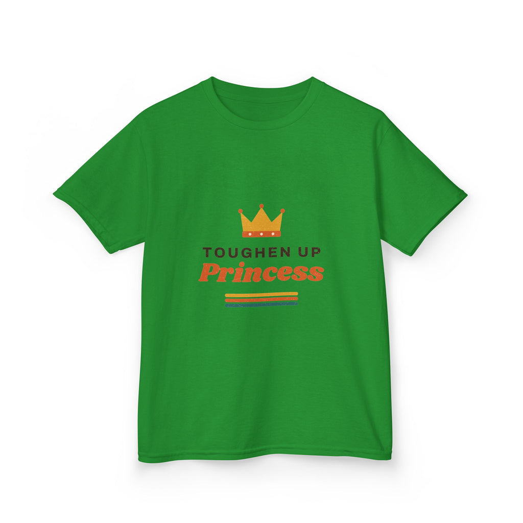 Kids T-Shirt — "Toughen Up Princess" Crown Graphic